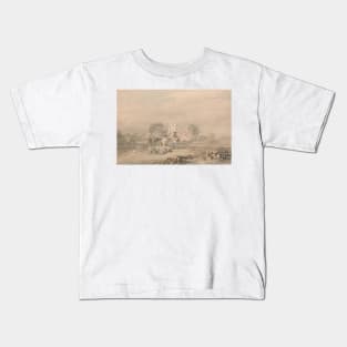 Autumn Sowing of the Grain by J.M.W. Turner Kids T-Shirt